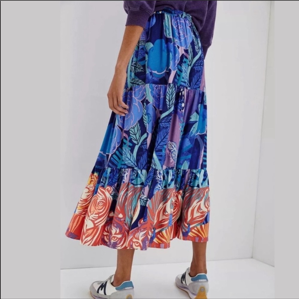 NEW Anthropologie Cecelia Peterson printed skirt size XS
